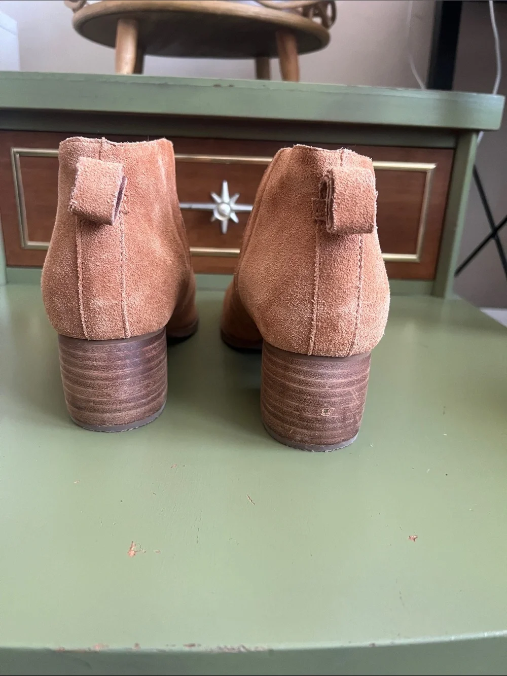 Toms Suede Chukka Ankle Boots in Cognac